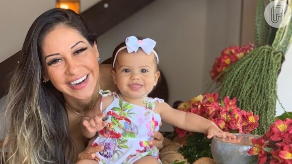 Mayra Cardi comemora 1 ano da filha, Sophia, com festa com cardápio fit, em 19 de outubro de 2019
