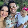 Mayra Cardi e Arthur Aguiar usam as redes sociais para comemorar primeiro ano da filha