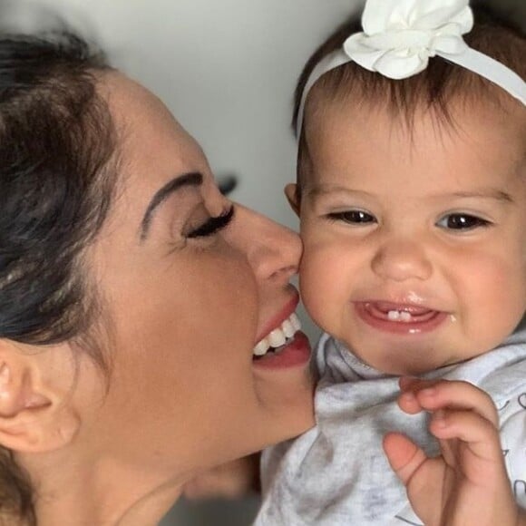 Mayra Cardi explica cardápio fitness no aniversário de 1 ano da filha, Sophia, em 20 de outubro de 2019