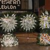 Jorge Fernando foi homenageado com coroas de flores