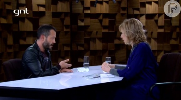 Malvino Salvador foi entrevistado pela jornalista Marília Gabriela