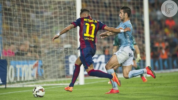 Neymar marca segundo gol do Barcelona no jogo