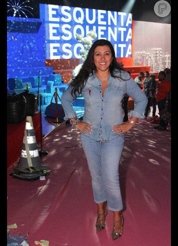 Regina Casé recebeu jornalistas para conversar sobre a nova temporada 'Esquenta!' em dezembro de 2012