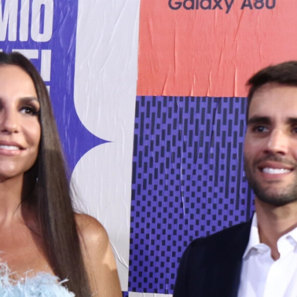 Ivete Sangalo levou o marido, Daniel Cady, para o Prêmio Multishow 2019