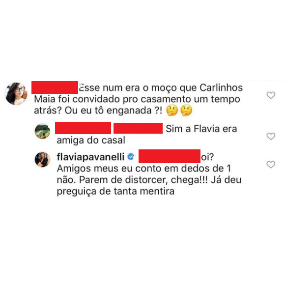 Flavia Pavanelli se irrita com polêmica em namoro com Junior Mendonza