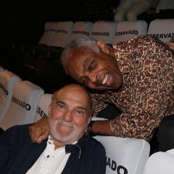 Gilberto Gil e Lima Duarte conferem o lançamento do filme 'O Juízo' no cinema Rio Sul, no Rio de Janeiro, na noite desta terça-feira, 03 de dezembro de 2019