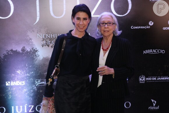 Fernanda Montenegro é prestigiada pela filha, Fernanda Torres, ao lançar o filme 'O Juízo'