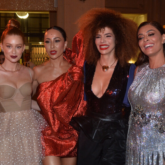 Marina Ruy Barbosa, Sabrina Sato, Vanessa da Mata e Juliana Paes se reuniram em evento de joalheria