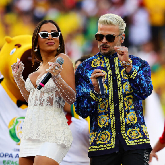 Anitta se apresentou na cerimônia de encerramento da Copa America Brasil, em julho de 2019