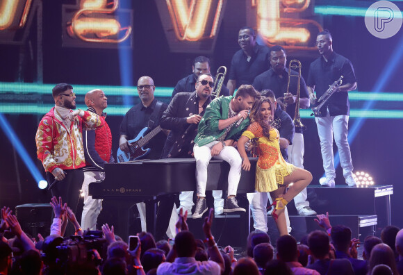 Anitta se apresentou na 31ª edição do Premio Lo Nuestro A La Musica Latin no American Airlines Arena em Miami, nos Estados Unidos, em fevereiro de 2019