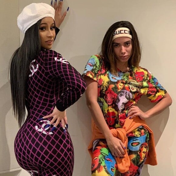 Anitta gravou com a rapper americana Cardi B em agosto de 2019