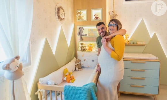Marília Mendonça e Murilo Huff comemoraram a chegada do primeiro filho