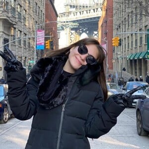 Sophia Valverde visitou ainda a ponte do Brookyln, nos EUA