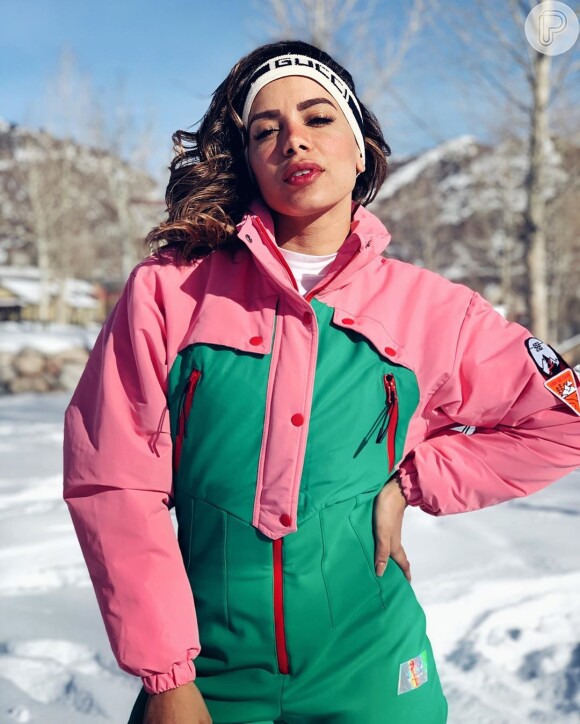 Anitta curtiu férias em Aspen, nos Estados Unidos