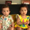 Mulher de Erick Jacquin, Rosângela encantou web ao comemorar o aniversário de 1 ano dos filhos gêmeos, Elise e Antoine