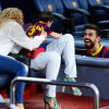 No último sábado (18), Shakira levou o filho, Milan, para assistir ao jogo do Barcelona, time pelo qual o marido, Gerard Piqué, joga