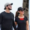 Casal fitness: Fátima Bernardes e Túlio Gadêlha se exercitam após férias nesta terça-feira, dia 14 de janeiro de 2020