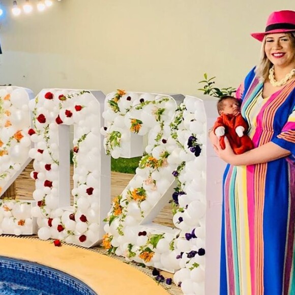 Marilia Mendonça deu à luz Leo em 16 de dezembro de 2019