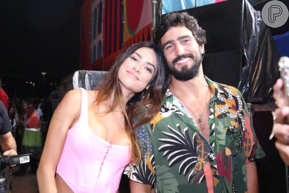Thaila Ayala e o marido Renato Góes no show de Ludmilla