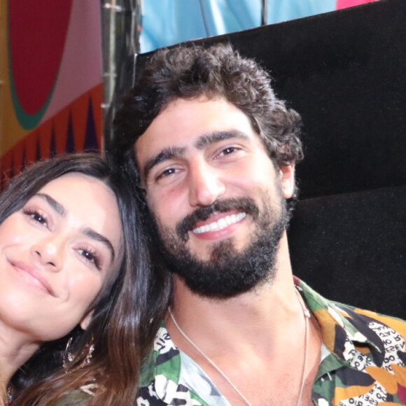 Thaila Ayala e o marido Renato Góes no show de Ludmilla