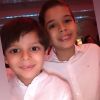 Bernardo, de 7 anos, e João Gabriel, de 11, são filhos de Cristiano Araújo