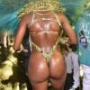 Iza mostrou o corpo sarado em desfile de carnaval da Imperatriz Leopoldinense