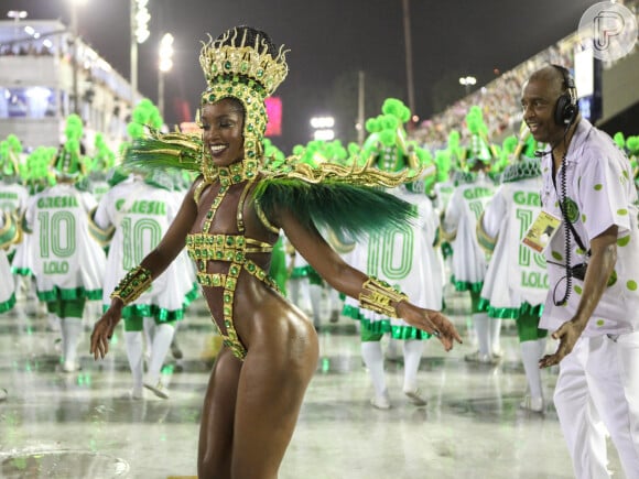 Carnaval 2020: Iza samba na Marquês de Sapucaí na sua estreia como rainha de bateria da Imperatriz Leopoldinense