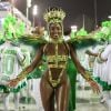 Carnaval 2020: Iza, rainha de bateria da Imperatriz Leopoldinense, deixa transparecer a alegria durante o desfile da escola da série A