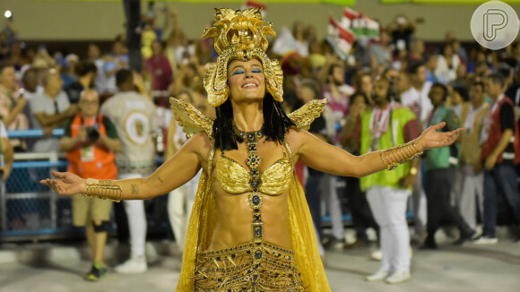Emoção, brilho e mais: 20 fotos de Paolla Oliveira como Cleópatra na Grande Rio neste domingo, dia 23 de fevereiro de 2020