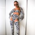 Anitta homenageou a zebra para show realizado na segunda-feira, 24 de fevereiro de 2020