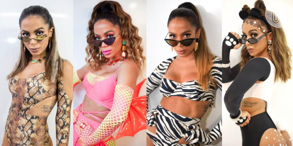 Veja fotos e detalhes dos looks usados por Anitta no Carnaval 2020