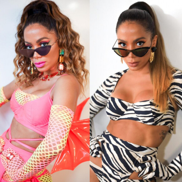 Veja fotos e detalhes dos looks usados por Anitta no Carnaval 2020