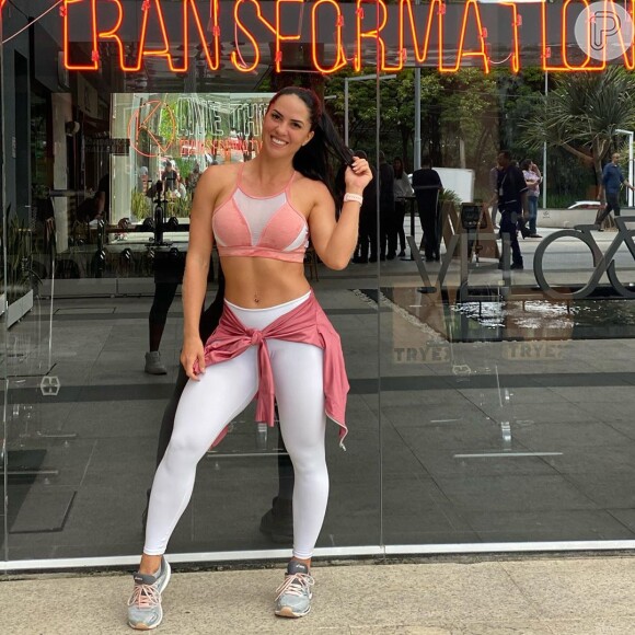 Graciele Lacerda fala de rotina fitness em seu Instagram