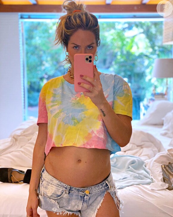 Giovanna Ewbank mostrou barriga de gravidez em foto no Instagram