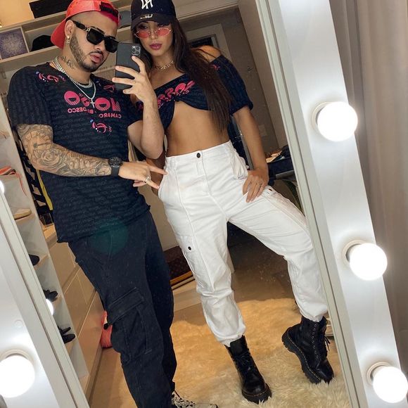Kevinho e namorada, Gabriela Versiani, dançaram em vídeo no Instagram