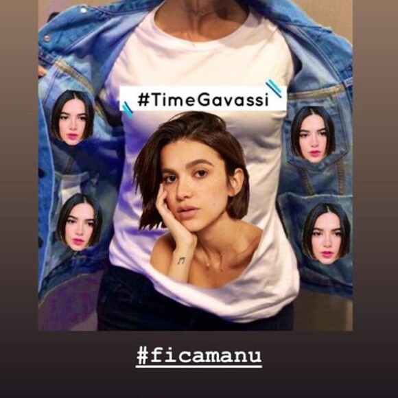 Bruna Marquezine faz montagem em foto e põe rosto de Manu Gavassi em look para campanha da amiga no 'BBB20'