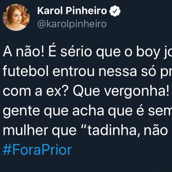 Amiga de Manu Gavassi, Karol Pinheiro defende Bruna Marquezine