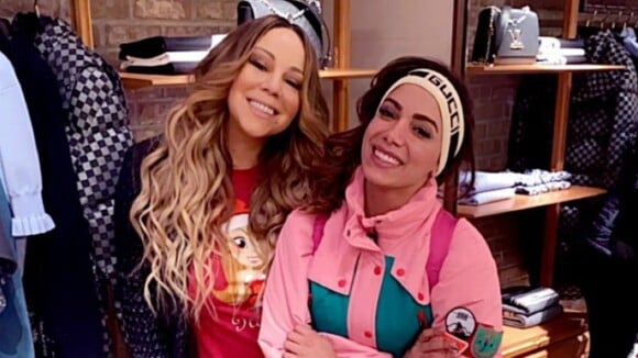 Anitta ganha homenagem em português de Mariah Carey no aniversário: 'Morri'