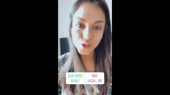 Vídeo: filha de Thais Fersoza, Melinda opina sobre semelhança da mãe com o irmão