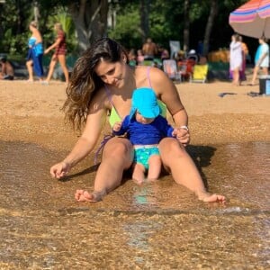 Camilla Camargo é mãe de Joaquim, de 8 meses, fruto de seu casamento com Leonardo Lessa