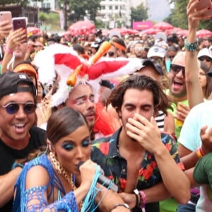 Anitta curtiu Carnaval com Gabriel David no início do relacionamento