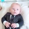 Filho de Thammy Miranda e Andressa Miranda esbanjou fofura em fsta de 4 meses vestido de 'Pequeno Chefinho'