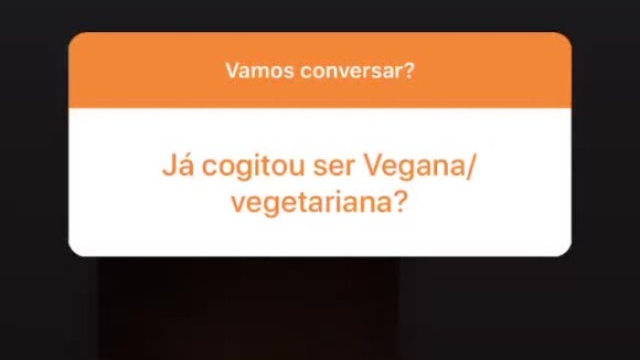 Marina Ruy Barbosa inicia processo para se tornar vegetariana