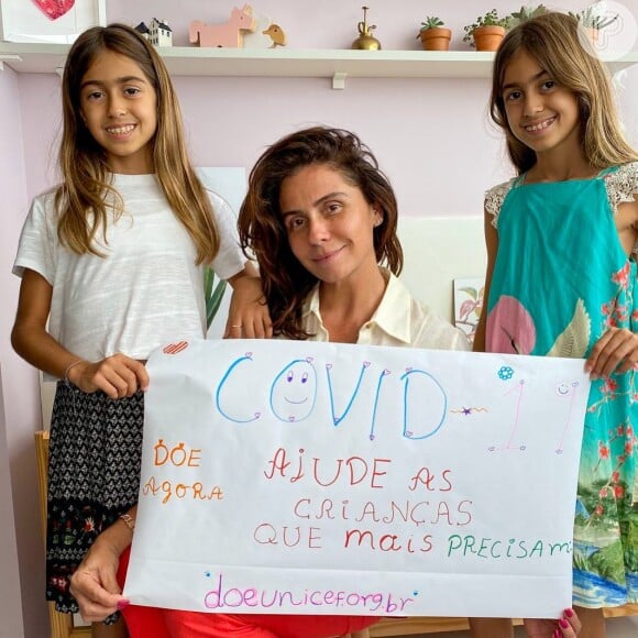 A festa em família aconteceu na casa de Giovanna Antonelli e também contou com a presença de Sofia e Antonia, de 9 anos, filha da artista com Leonardo Nogueira
