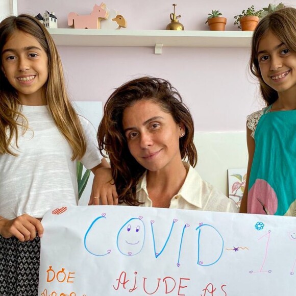 A festa em família aconteceu na casa de Giovanna Antonelli e também contou com a presença de Sofia e Antonia, de 9 anos, filha da artista com Leonardo Nogueira
