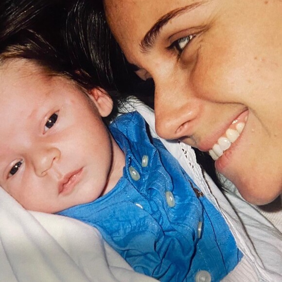 Giovanna Antonelli, em momento nostálgico, postou fotos do filho primogênito bebê ainda