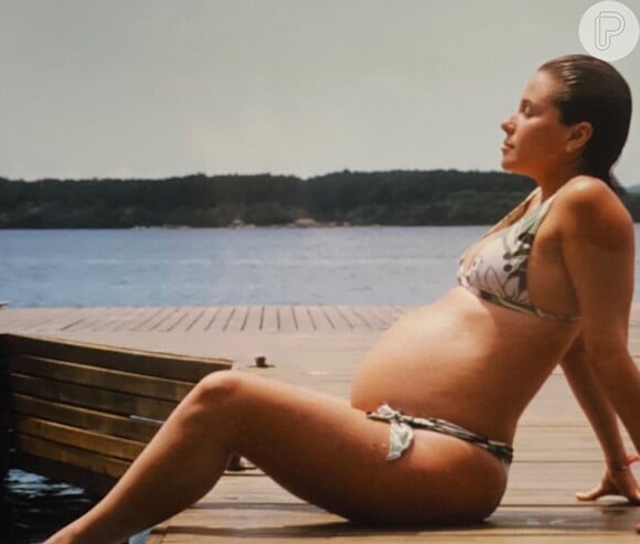 Giovanna Antonelli relembrou com fotos alguns momentos da gravidez no Instagram