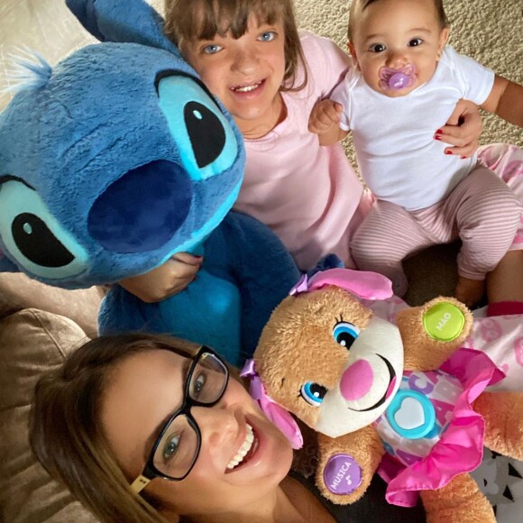Ticiane Pinheiro é mãe de duas meninas: Rafaella Justus e Manuella