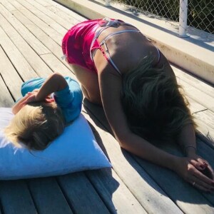 Eliana vem aproveitando os momentos dessa quarentena ao lado dos filhos