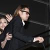 Brad Pitt and Angelina Jolie attending the french Premiere of the movie 'In the Land Of Blood And Honey' (Au Pays du Sang et du Miel) held at the Cinema MK2 Bibliotheque on February 16, 2012 in Paris, France. Photo by ABACAPRESS.COM17/02/2012 - Paris